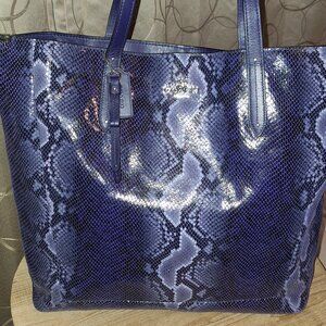 Coach Snakeskin Tote